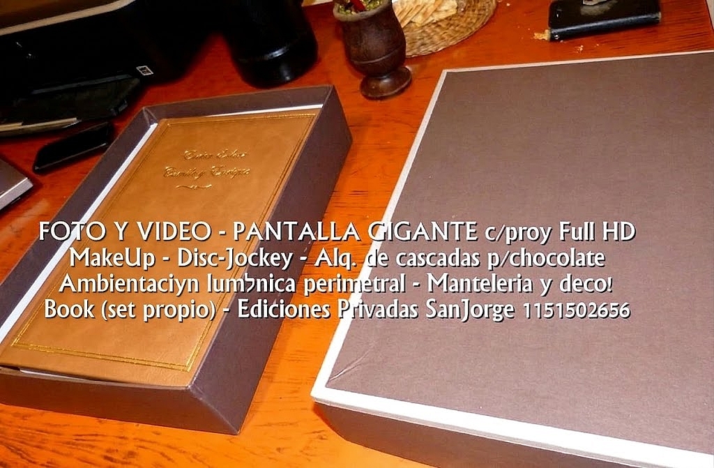 Álbum con presentación personalizada, ejemplo 4