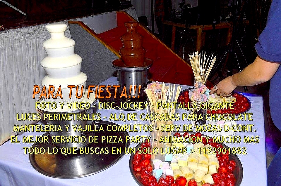 Alquiler de cascadas de chocolate en Quilmes y Zona Sur - Foto 5