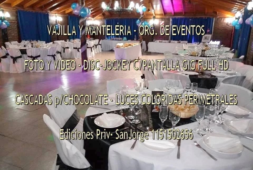 Alquiler de mantelería y vajilla para fiestas en Quilmes y Zona Sur - Foto 6
