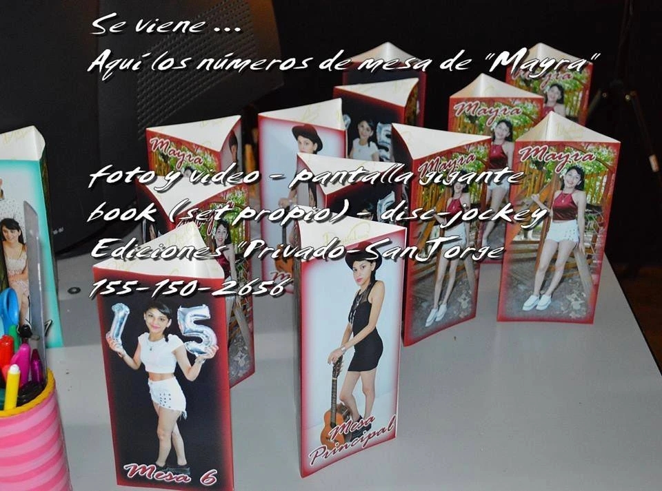 Tr&iacute;ptico personalizado con fotograf&iacute;as, ejemplo 7