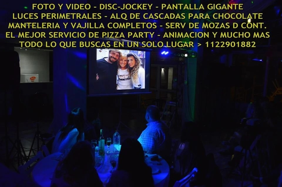 Pantalla Gigante en Cumplea&ntilde;os de 15