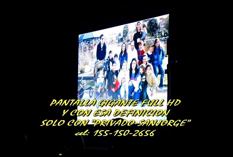Proyeccion Full HD para Casamientos