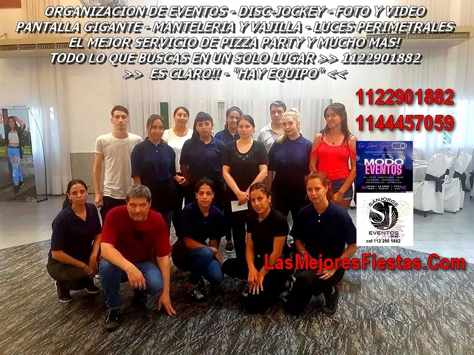 Servicio de mozas, mozos y personal de cocina para eventos en Zona Sur - Foto 2