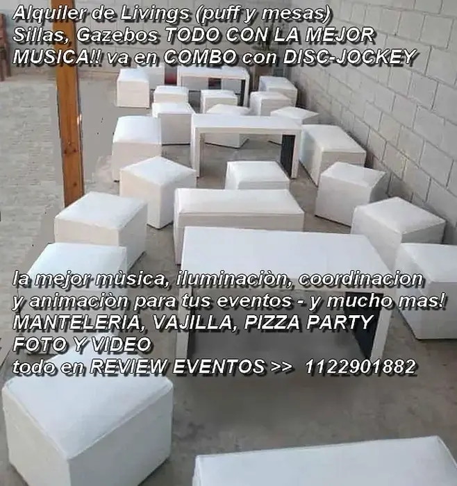 Alquiler de living con puff para eventos en Zona Sur - Foto 4